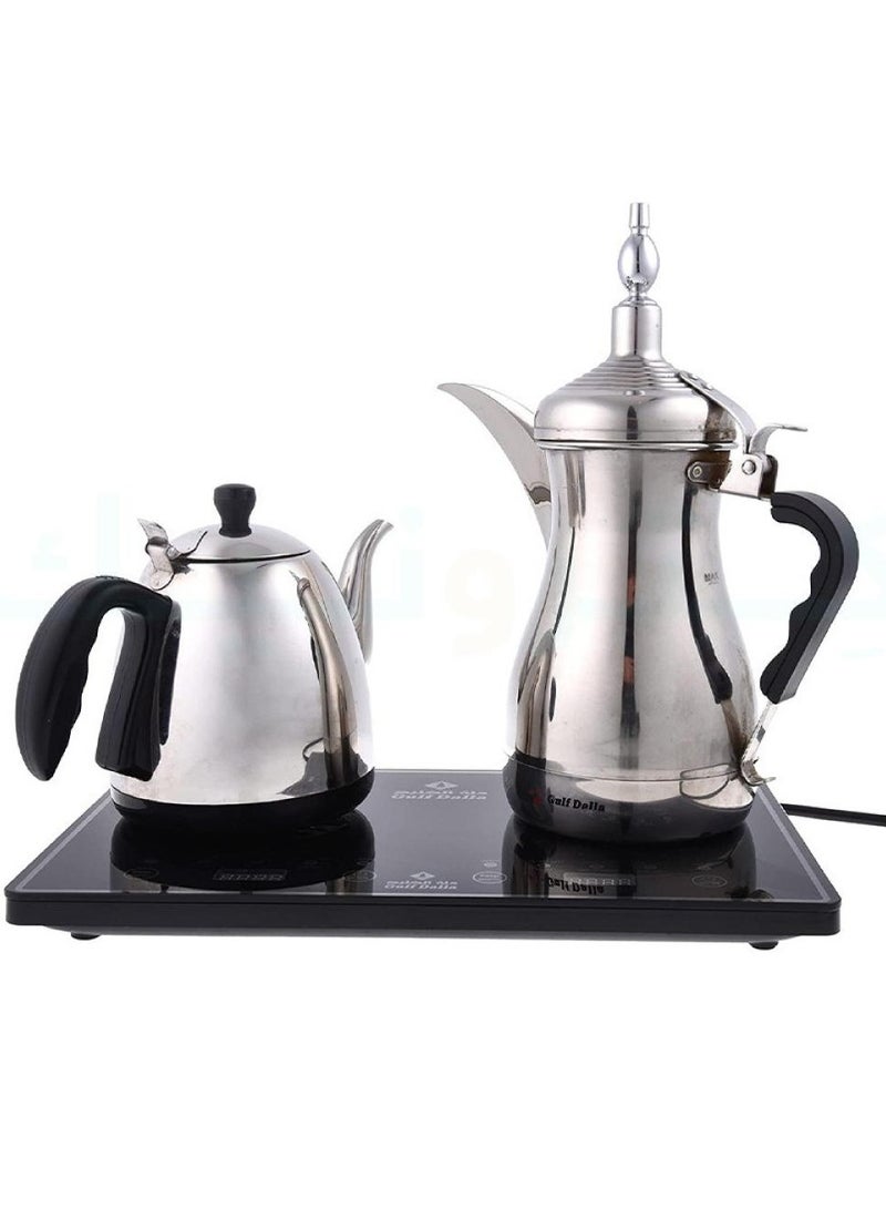 Gulf Dalla Deluxe Electric Arabic Coffee Tea Maker 1600W 1000Ml+600Ml - Image 2