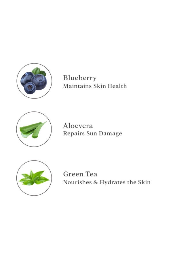 O3+ Blueberry D-Tan® with Natural Extracts for Tan Removal & Sun Damage Protection Ideal for Dry Skin (300 g) - Image 3