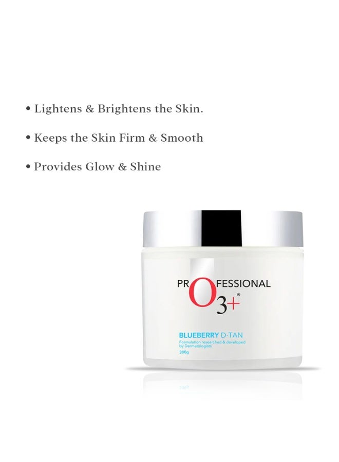 O3+ Blueberry D-Tan® with Natural Extracts for Tan Removal & Sun Damage Protection Ideal for Dry Skin (300 g) - Image 4