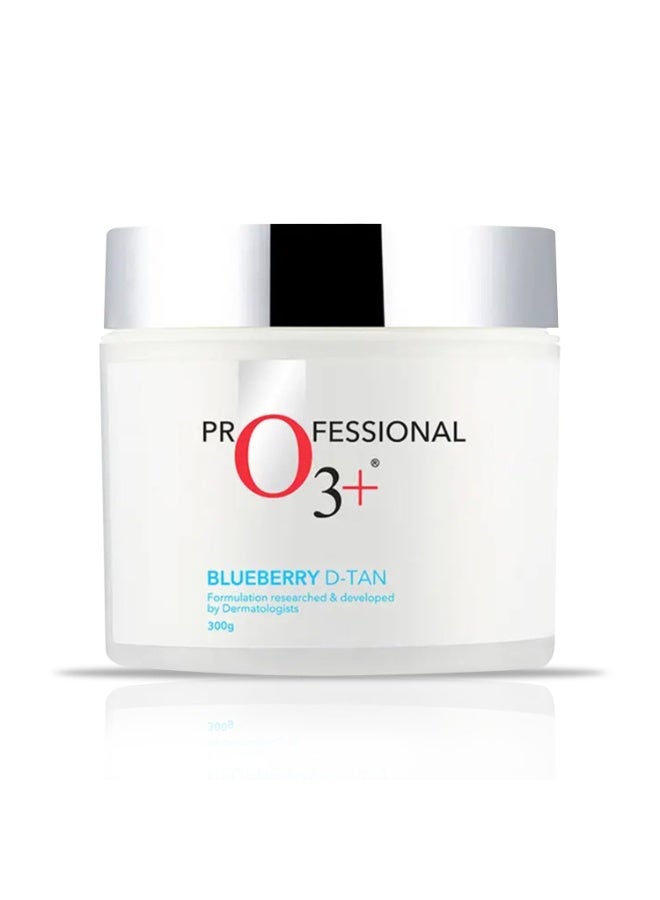 O3+ Blueberry D-Tan® with Natural Extracts for Tan Removal & Sun Damage Protection Ideal for Dry Skin (300 g) - Image 1