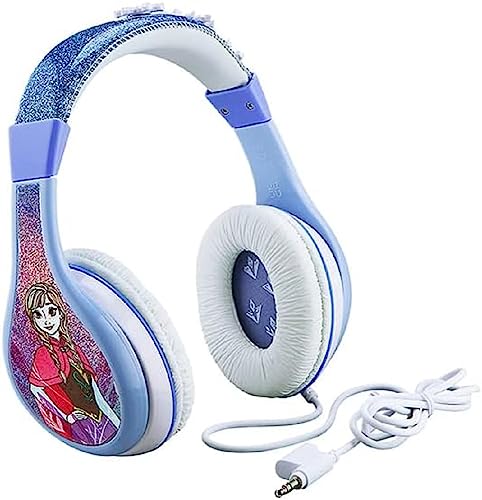 eKids Disney Frozen Kids Headphones with 35mm Jack Wired Headphones for School Home or Travel - Image 1