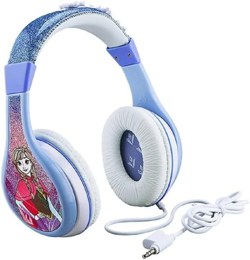 eKids Disney Frozen Kids Headphones with 35mm Jack Wired Headphones for School Home or Travel - Image 2