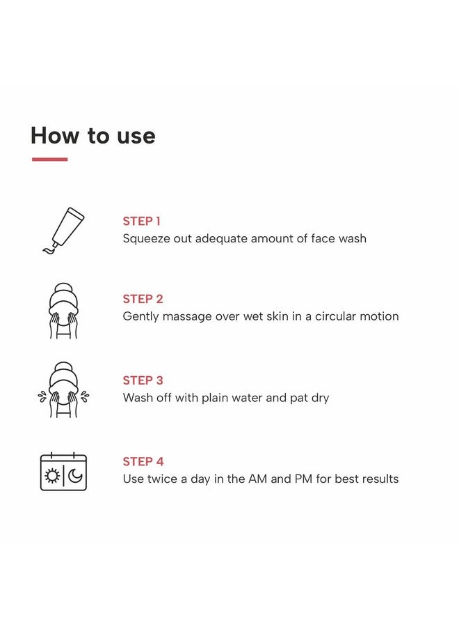 DERMATOUCH Bright & Even Tone Face Wash with Niacinamide, Vitamin E and Kojic Acid | Daily Gentle Face Wash For Tan, Pigmentation, Uneven Tone -150G - Image 5