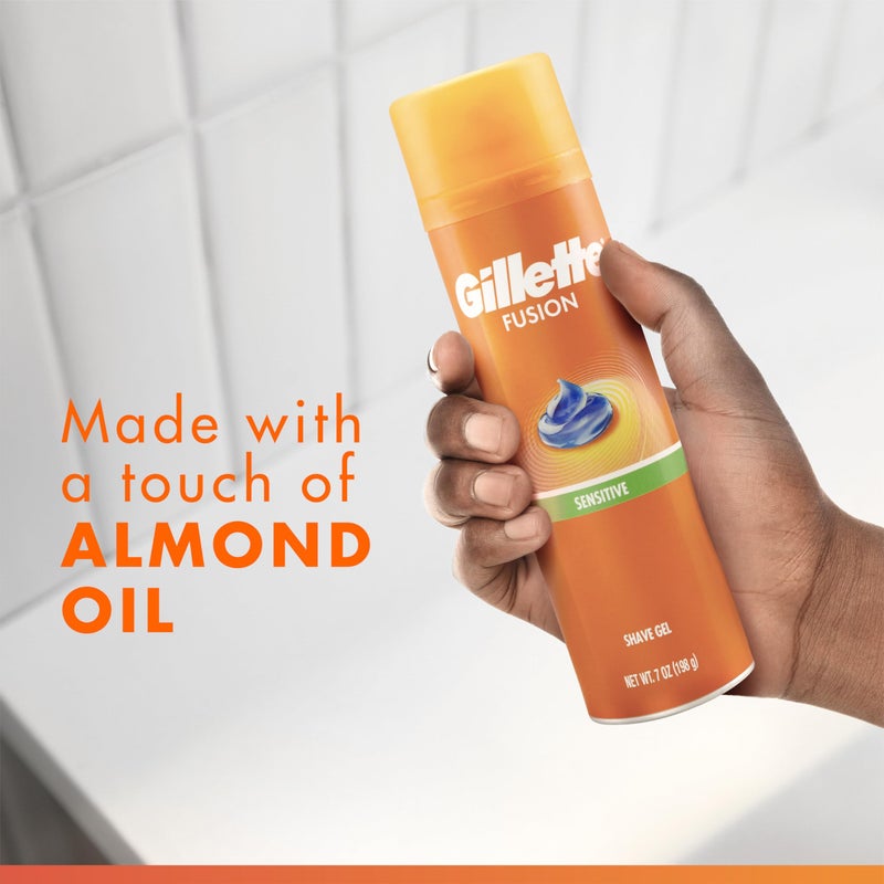 Gillette جيل شيف غيليت فيوجن 5 فائق الحساسية، 7 أونصة، عبوة من 6 - Image 3