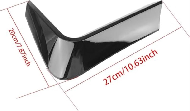 QASULER Carbon Fiber Look Rear Bumper Spoiler - Image 2