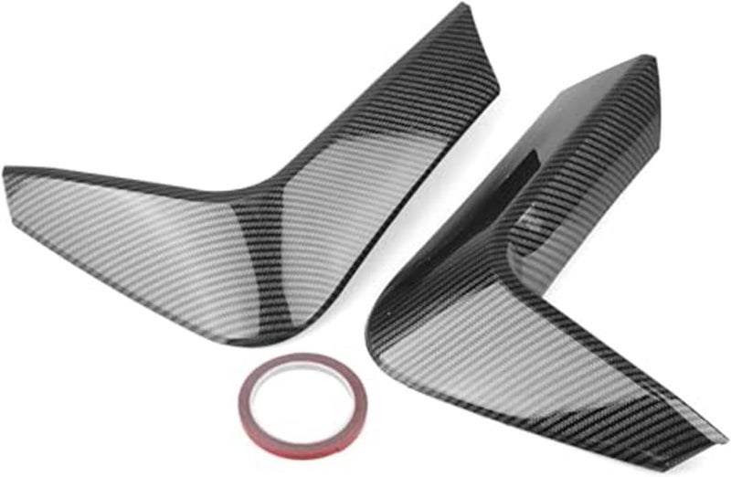 QASULER Carbon Fiber Look Rear Bumper Spoiler - Image 1