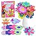 MUNDIDO Poke in Fun Art Flower Bouquet Mess Free Paper Craft Kits for Kids DIY Creative Activity Gifts for 6 7 8 9 10 Year Old Girls Birthday Gifts for Girls Boys Age 512 Easter Basket Stuffers - Image 3