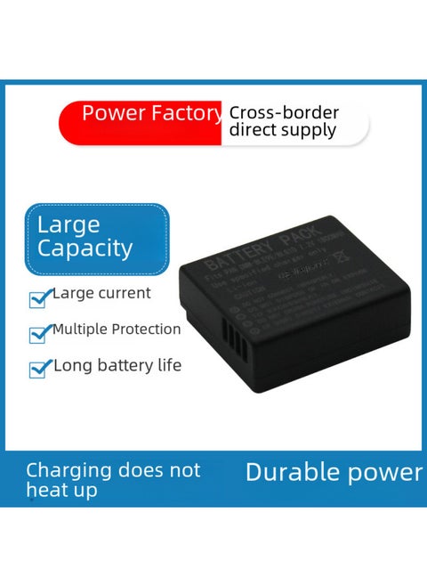 For Panasonic DMW-BLE9E Battery DMW-BLG10 Battery DMW-BLG10E Battery BLG10GK Electric-Standard Capacity:1800mAh