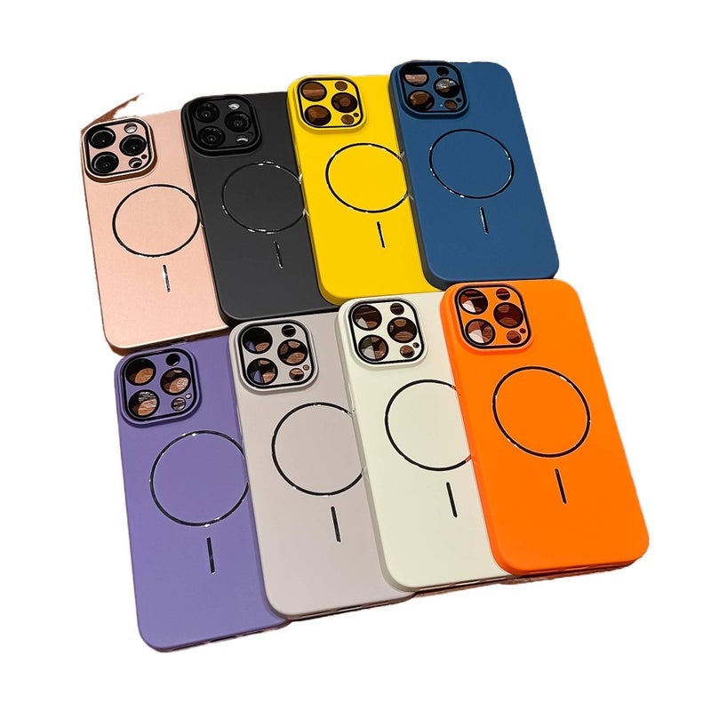 PC MagSafe Case for iPhone 12 Pro with Drop Protection and Anti-Fingerprint plus Shockproof plus Magnetic plus Lens Protector in Titanium Grey - Image 2