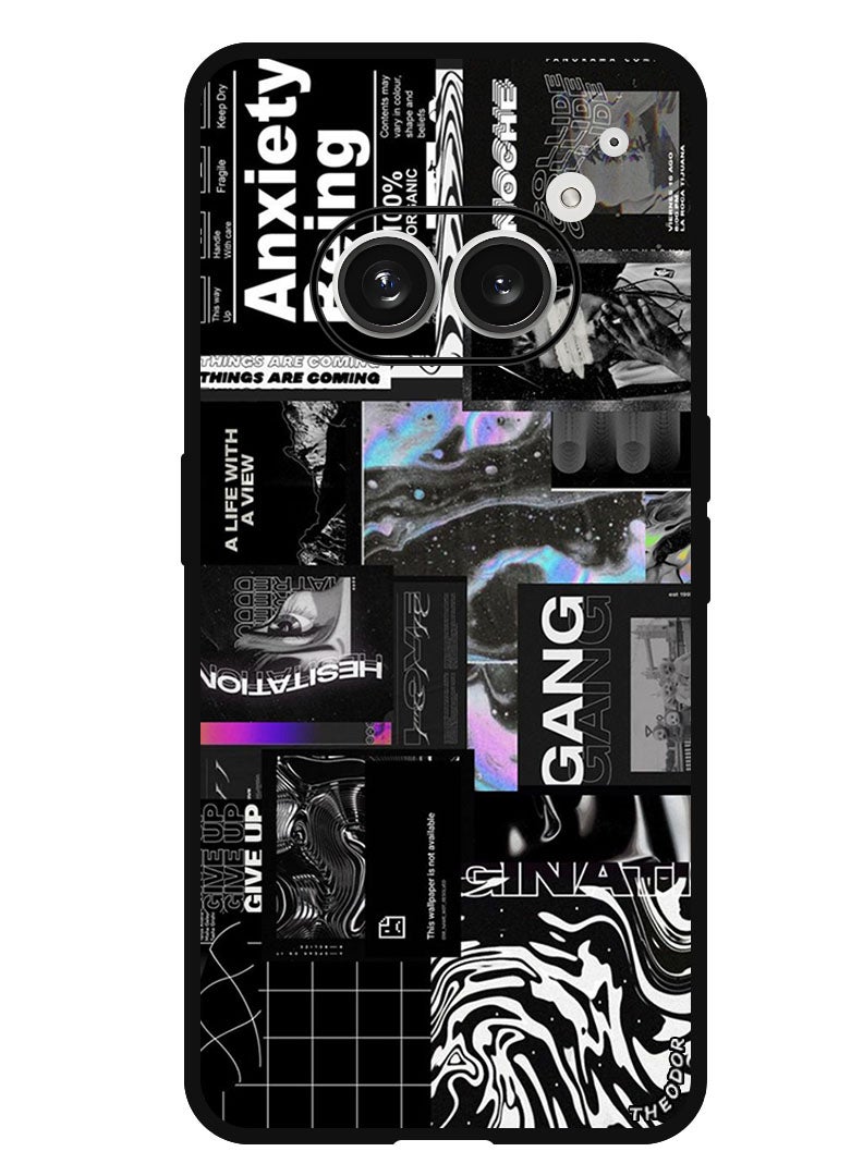 Theodor Protective Case Anti Scratch Shock Proof Bumper Cover For Nothing Phone (2a) Anxiety Being 2 - Image 1