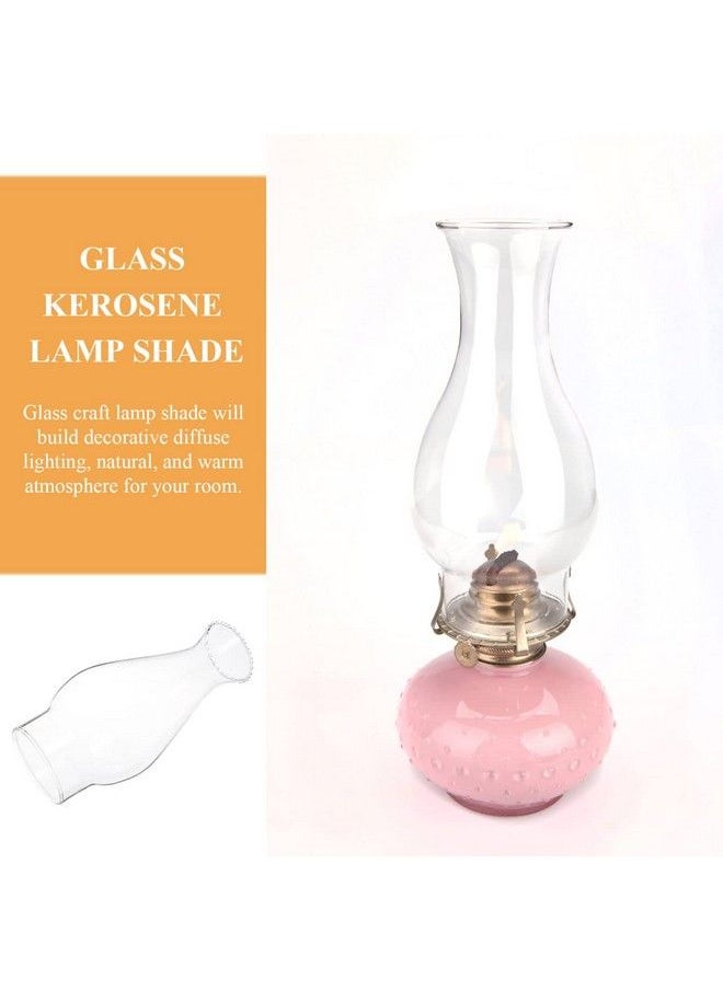 Toyvian - Oil Lamp Glass Replacement Glass Lamp Chimney Kerosene Lamp Chimney Chimney Transparent Glass Shade Lamp Glass Replacement Shade Vintage Oil Lamp Chimney Oil Lamps - Image 1