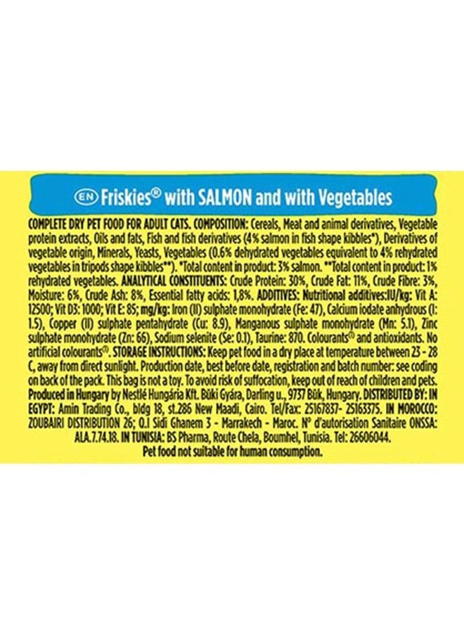 PURINA - Friskies With Salmon And Vegetables Pack Of 2 Multicolour 1.7kg - Image 1