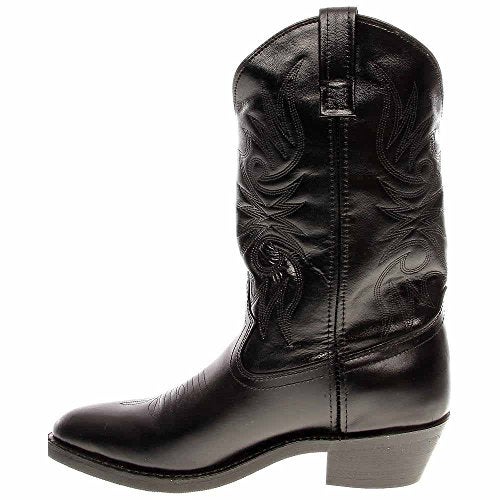 Laredo Mens Paris Round Toe Casual Boots Mid Calf - Black - Size 9 D_M - Image 4