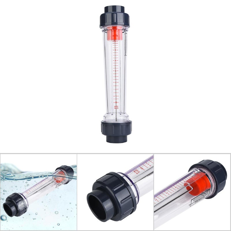 LZS-40 (D) ABS Plastic Tube Type Liquid Flowmeter Flow Measuring Instruments 0.6-6m H - Image 2