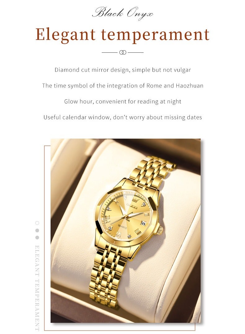 OLEVS Watches for Women Stylish Stainless Steel Water Resistant Quartz Analog Watch 9931 - Image 4