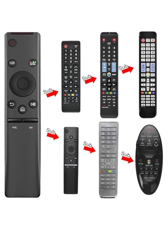 Universal Remote Control Support 2K 4K 8K 3D HD UHD Curved LED QLED Smart TVs and Old TVs BN59-01259B/D/E BN59-01241A /60A/66A UN32/40/43/49/50/55/58/65/75 KS/KU/MU 6/7/8/9 Series
