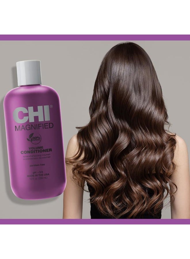 CHI بلسم مكثف للحجم، يعزز الحجم والجسم ويقوي الشعر، يفك تشابك الشعر، يرطب ويعالج الشعر، خالي من الكبريتات، 12 أونصة - Image 3