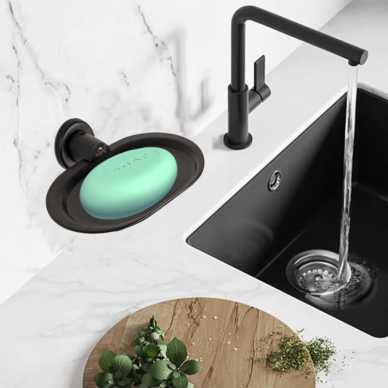 Dolphy Brass Soap Dish - Soap Stand - Bathroom Soap Holder - Bathroom Accessories(Black) - Image 4