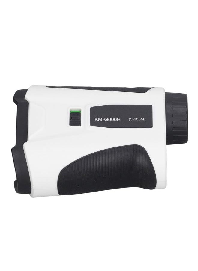 Thoraya 600m Range Finder with Slope Switch High Accuracy Portable Rechargeable Laser Distance Single Barrel Range Finder for Professional Golfers White  - Image 4