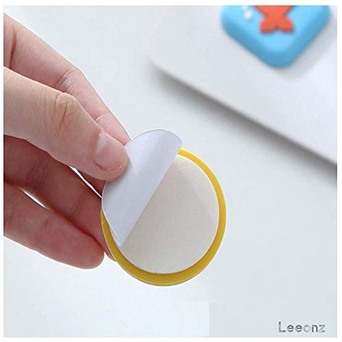 Leeonz Cartoon Silicone Door Handle Crash Pad Wall Protectors,Wall Protectors with Self Adhesive 3m Sticker for Protecting Wall, Doorknobs, Refrigerator Door, Cabinets (Mix, Set of 4pcs) - Image 5