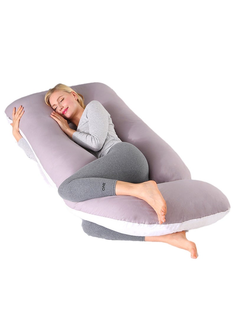 Crystal Velvet Maternity Pillow Maternity Belly Support Pillow Core Side Sleeping Pillow Waist Support Pillow - Image 1