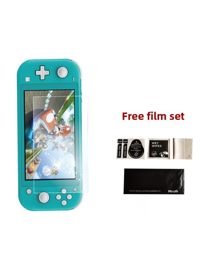 Generic Nintendo Switch OLED Screen HD Tempered Film Switch Lite Game Machine Blue Light Glass Film-Color:lite HD Tempered Film Bare + Alcohol Bag  - Image 1