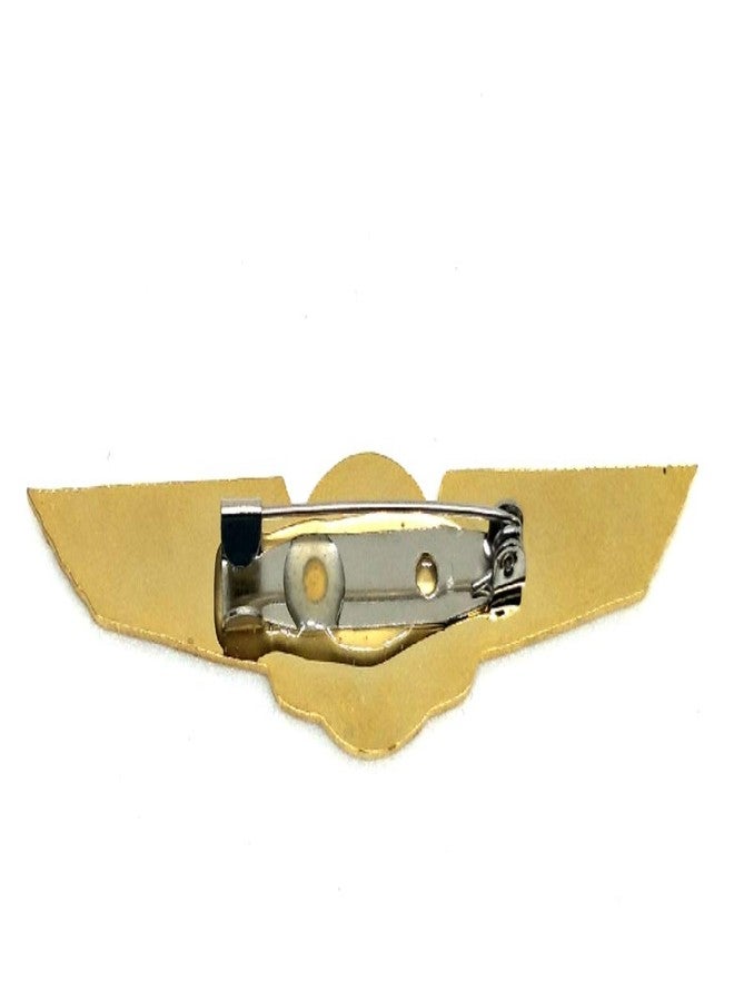 Pilot18 Red Star Uniform Wings Gold Electro-Plated Badge for Pilots - Image 2