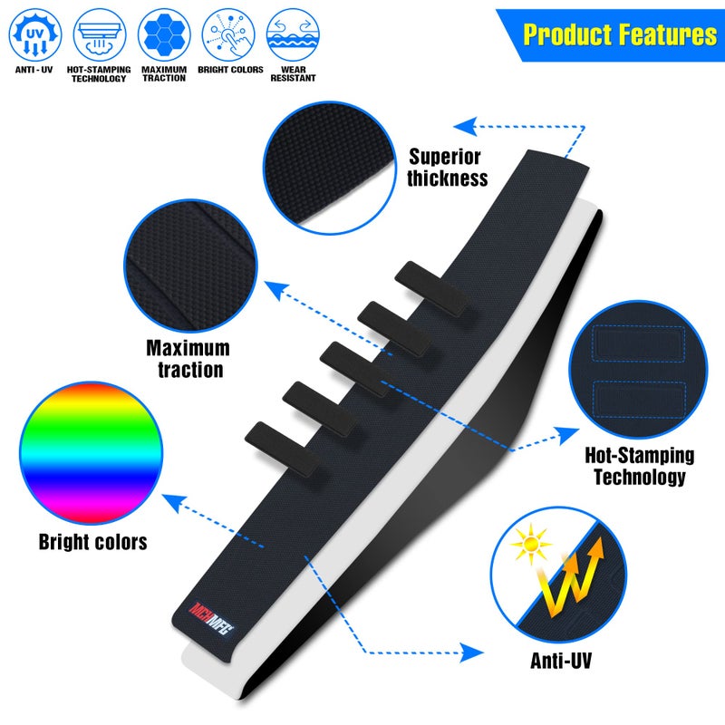 MCHMFG غطاء مقعد ناعم عالمي من MCHMFG لجميع دراجات الدirt والدراجات النارية MX Cross Enduro (أسود) - Image 2