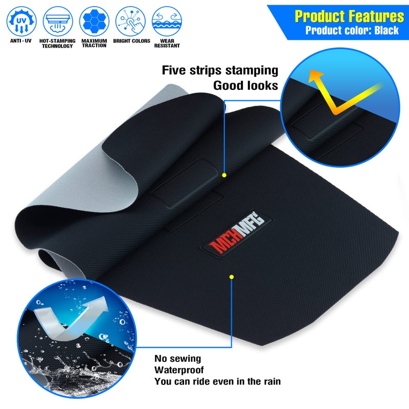MCHMFG غطاء مقعد ناعم عالمي من MCHMFG لجميع دراجات الدirt والدراجات النارية MX Cross Enduro (أسود) - Image 3