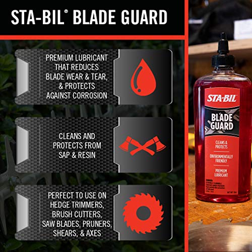 STA-BIL Blade Guard - Premium Lubricant, Helps Maintain Edge, Will Not Harm Plants, Protects Against Rust and Corrosion, Safe for Use On Gas Electric Equipment, 12oz (22503), Orange - Image 3