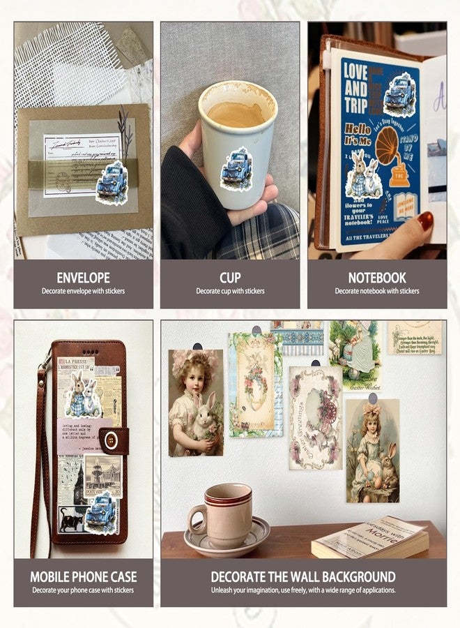 PRSTINCOL Easter Sticker Book 36 Sheets 235 Pcs, Easter Eggs Bunny Rabbit Stickers for Teens Adults, Cute Easter Holiday Stickers for Skateboard, Water Bottles, Scrapbook, Junk Journal, DIY Crafts - Image 3