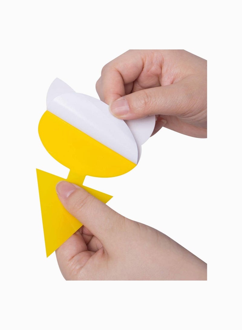 سيوسي Sticky Trap, Fruit Fly and Fungus Gnat Trap Killer Indoor and Outdoor, such as Whiteflies, Aphids, Leafminers, Protect the Plant, Non-Toxic and Odorless 12 Pack - Image 2