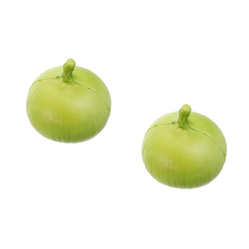 2pcs Realistic Onion Vegetable Decoration Artificial Faux Onion Ornament Simulation Vegetable Lifelike Model for Home Party Display - Image 1