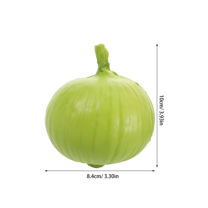 2pcs Realistic Onion Vegetable Decoration Artificial Faux Onion Ornament Simulation Vegetable Lifelike Model for Home Party Display - Image 3