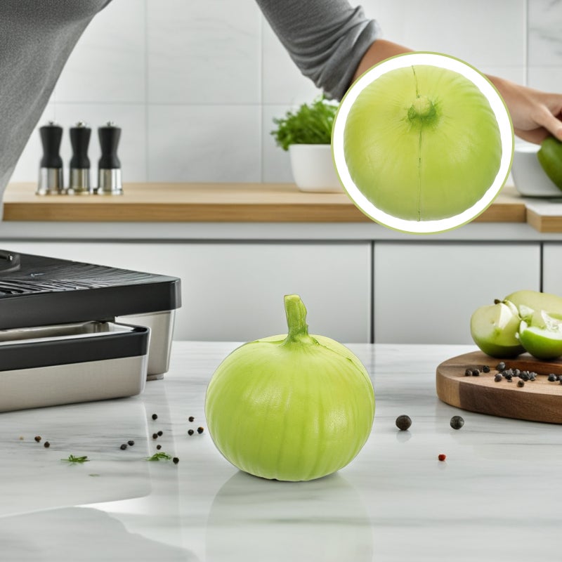 2pcs Realistic Onion Vegetable Decoration Artificial Faux Onion Ornament Simulation Vegetable Lifelike Model for Home Party Display - Image 2