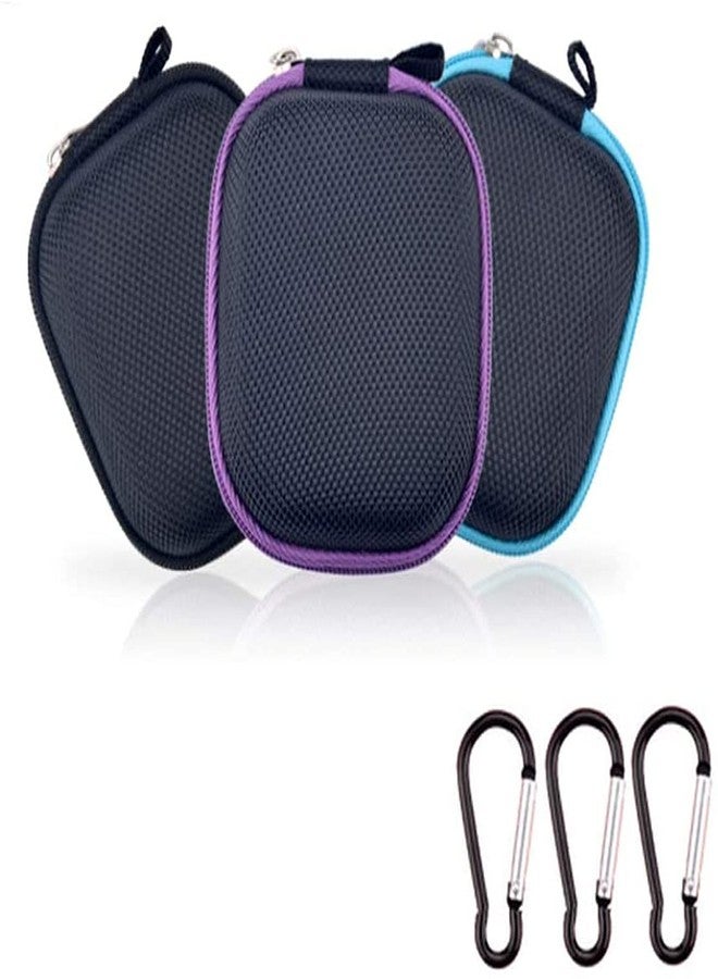 ericotry 3Pcs Portable Essential Oil Travel Bags Mini Essential Oil Carrying Shell Cases Double-Layer Organizer Fits 1ML- 5ML Roller Bottle for Crarry on and Travel - Image 1