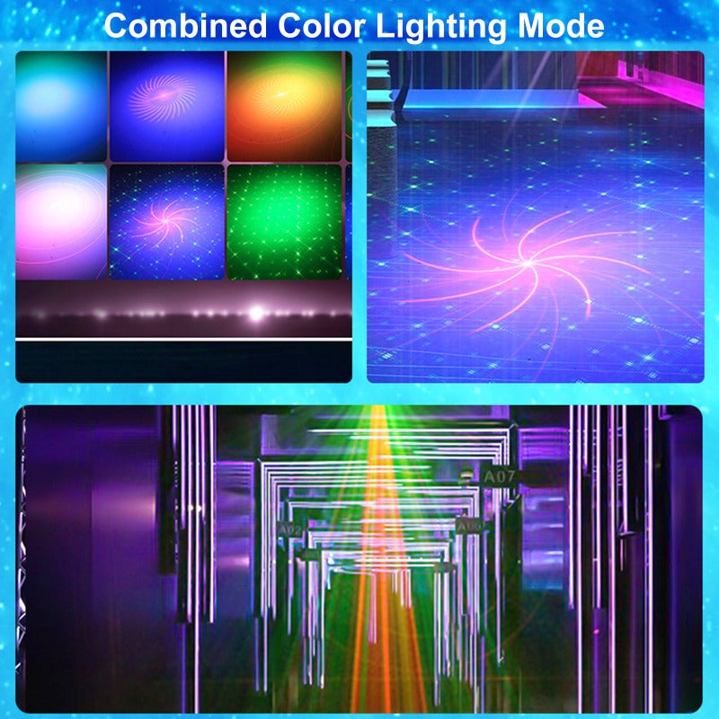 Projection Lighting Beam Stage Lighting Bar KTV Ambiance Multi-color Indoor Remote Controlled Projection Lights - Image 4