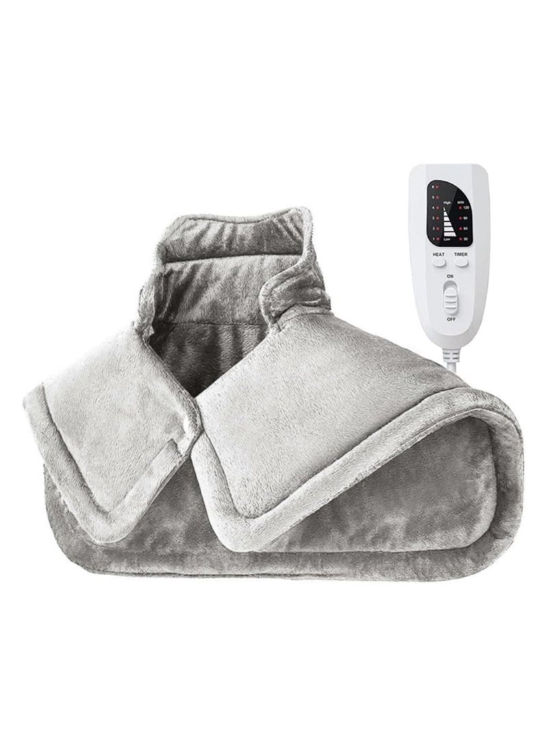 general Neck & Shoulder Weighted Heating Pads, 2 lb Large Neck Heating Pads for Pain Relief, 6 Heat Settings, 4 Timers, Auto Off, Electric Heating Gifts Women's Men's Mom Dad - Image 1