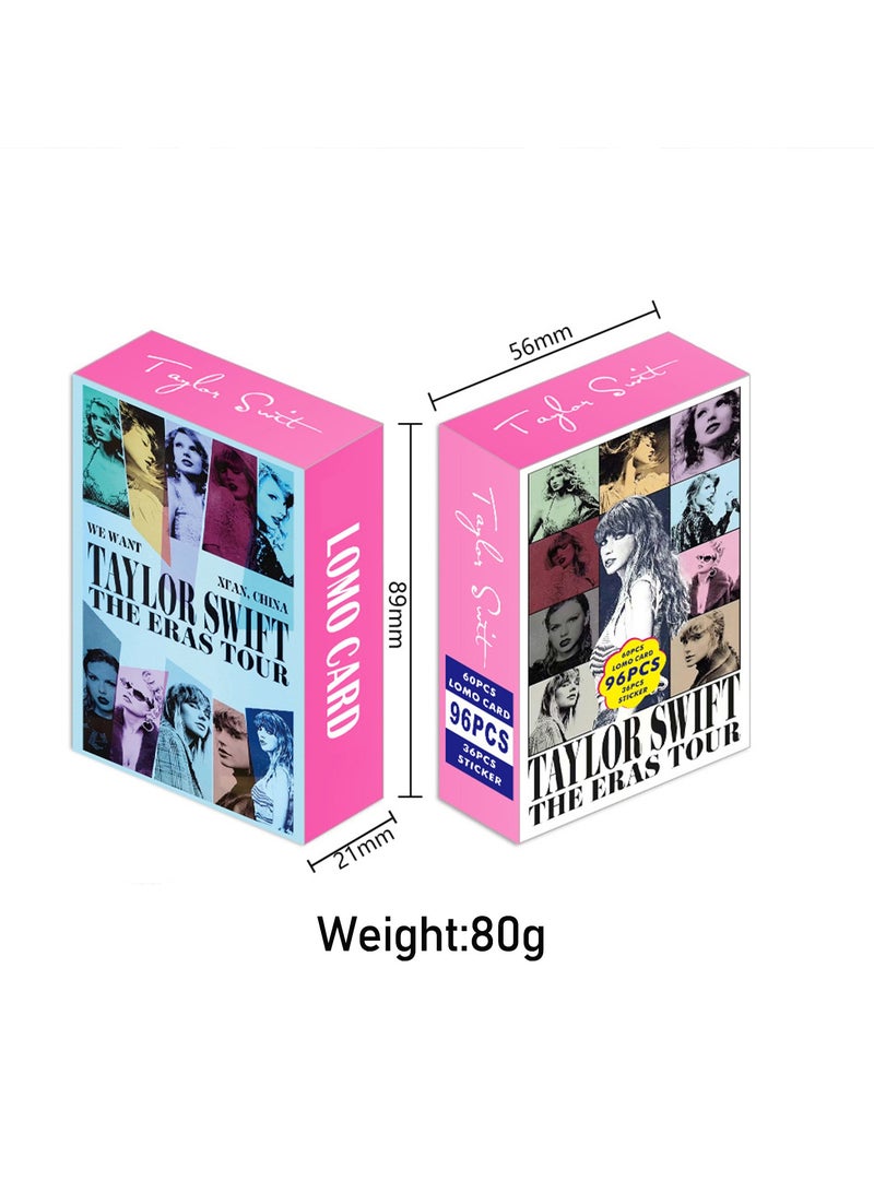 96-Piece Taylor Swift Photo Lomo Cards Stickers - Image 2