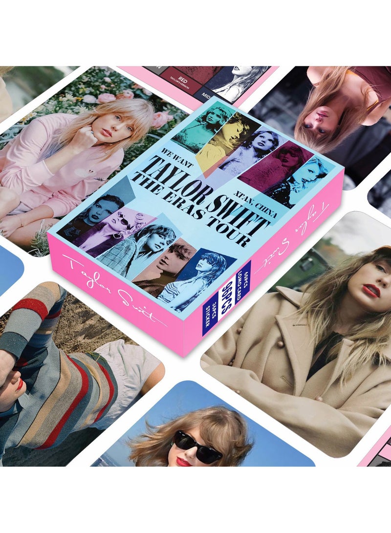 96-Piece Taylor Swift Photo Lomo Cards Stickers - Image 1