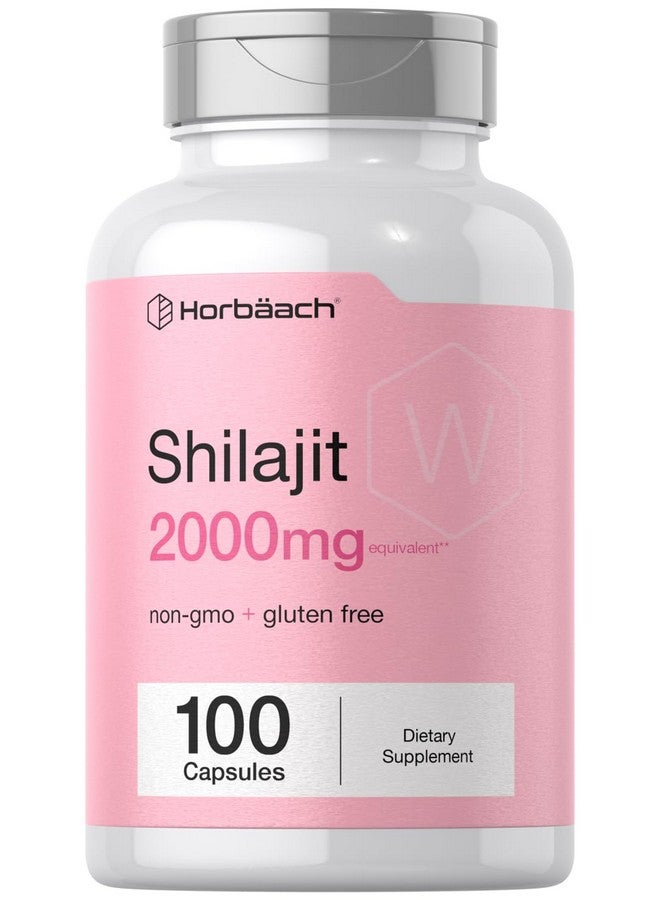 Horbäach Horbaach Shilajit for Women | 100 Capsules | 2000mg | Non GMO, Gluten Free Supplement - Image 1