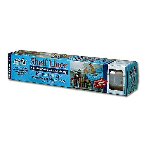 Shelf-IT بطانة رف سلكي بطول 10 أقدام مع علامات قفل لتناسب رفوف سلكية بعمق 12 بوصة مصنوعة في الولايات المتحدة الأمريكية تمنع العناصر من الانقلاب أو السقوط من خلال الفجوات - Image 4