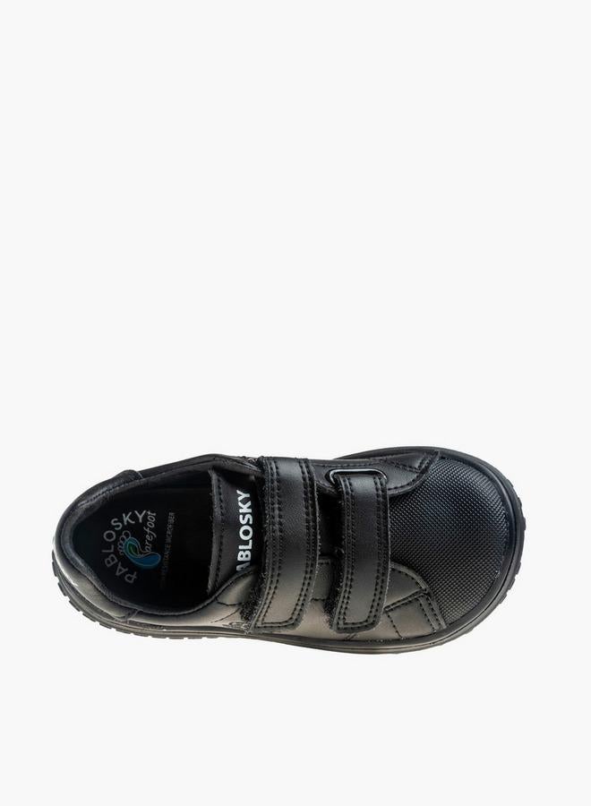 Pablosky Girls Hook & Loop Leather School Shoes - Image 3