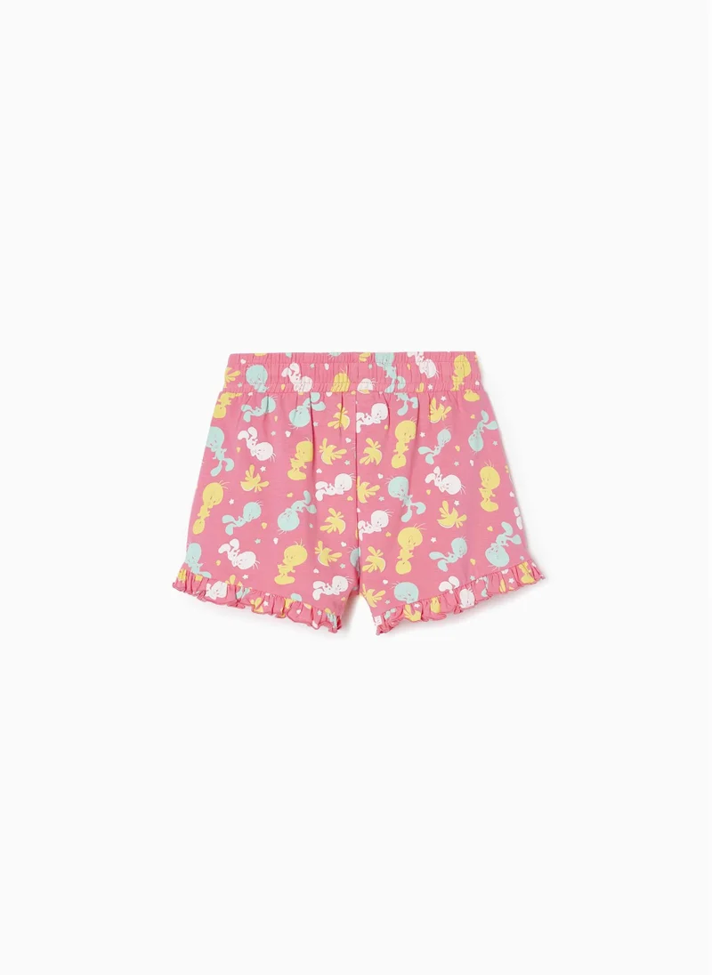 زيبي Cotton Shorts for Girls 'Tweety'