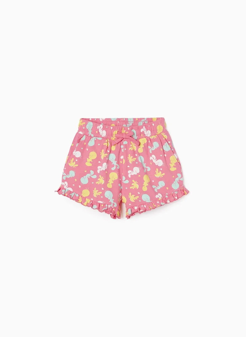 زيبي Cotton Shorts for Girls 'Tweety'