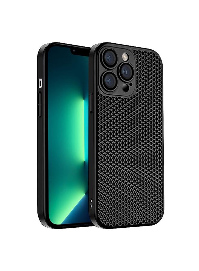 Zaboon Case For iPhone 13 Pro Max Honeycomb Radiating PC Phone Case - Image 1