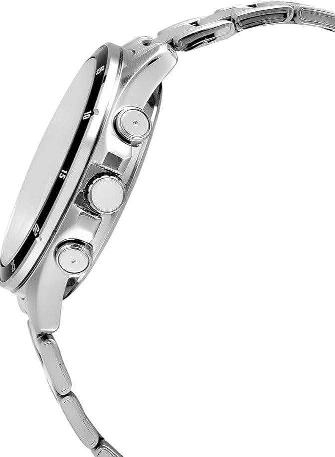 CASIO Men's Water Resistant Chronograph Watch MTP-1374D-1AVDF - 44 mm - Silver - Image 2