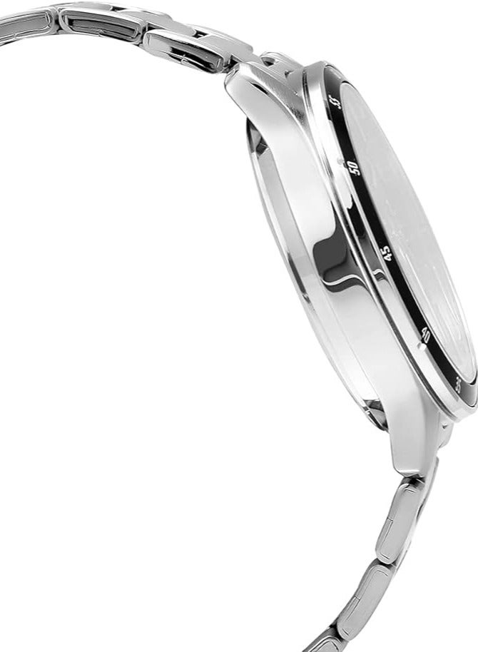 CASIO Men's Water Resistant Chronograph Watch MTP-1374D-1AVDF - 44 mm - Silver - Image 3