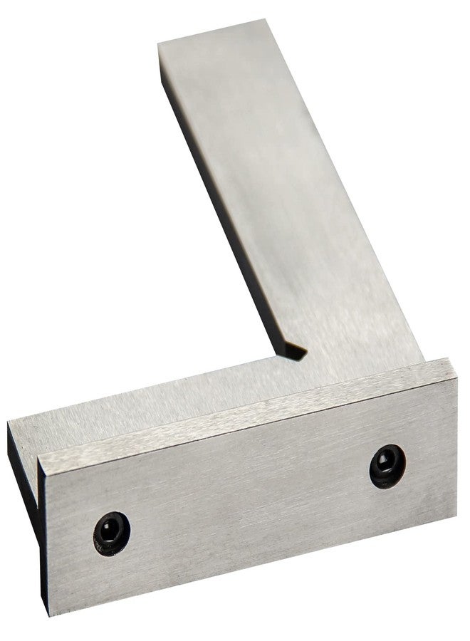 Boomgood Precision Machinist Square 4 Inch Engineer Square 90 Degree Right Angle Ruler Ground Hardened Steel with Seat 4 x 2.8 Inch - Image 3