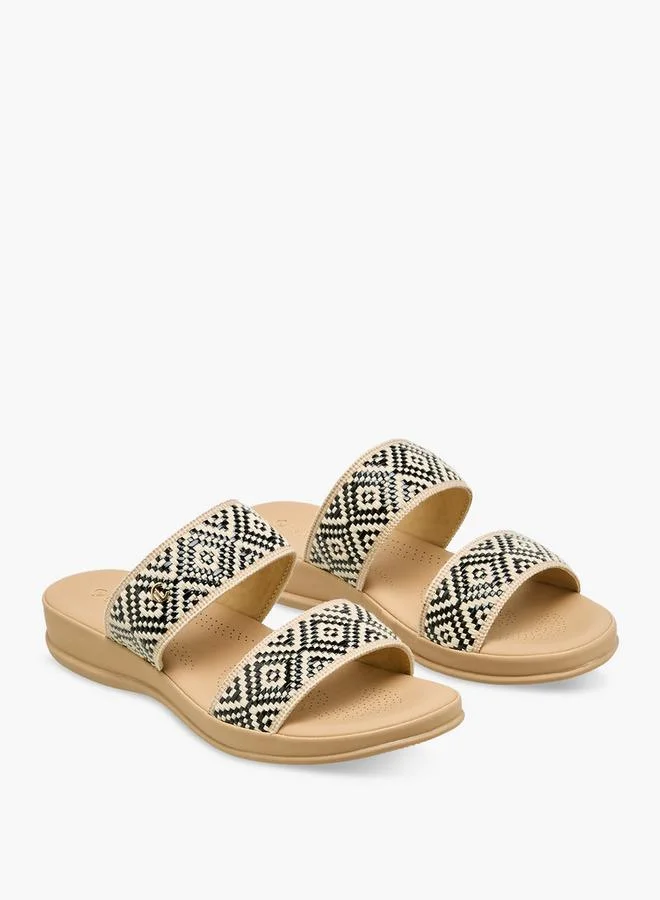 لو كونفورت Women Embellished Raffia Sandals